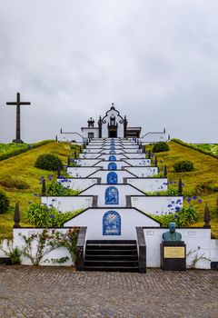 Vila Franca do Campo, Portugal, Ermida de Nossa Senhora da Paz. Our Lady of Peace Chapel in Sao Miguel island, Azores. Our Lady of Peace Chapel, Sao Miguel island, Azores, Portugal.