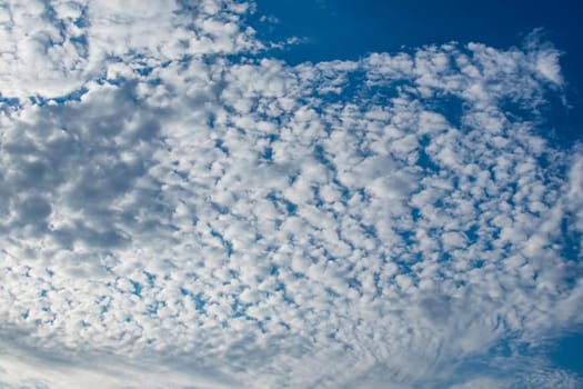 blue sky with clouds in nature