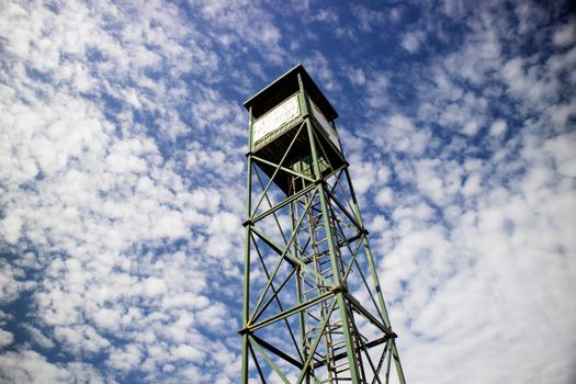 Steel tower, reference point for the sighting of fires in the summer. 