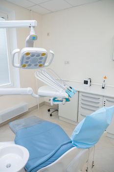 Medical equipment and devices in the dental office. Dental treatment and prosthetics.