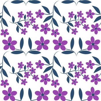Floral pattern with flowers and leaves   Fantasy flowers       Abstract Floral geometric fantasy