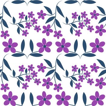 Floral pattern with flowers and leaves   Fantasy flowers       Abstract Floral geometric fantasy