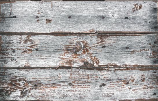 Wooden planks background. Old wooden planks with rusty screws