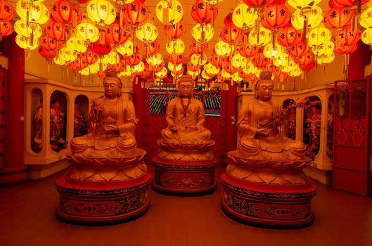 Georgetown, Penang/Malaysia - Feb 20 2020: Buddha statue at Kek Lok Si.