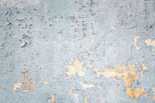 Grunge concrete cement wall with crack painting on industrial building