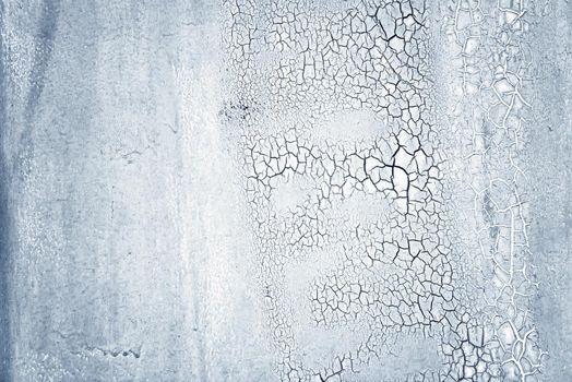 Grunge concrete cement wall with crack painting on industrial building