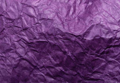 Texture rumpled paper lilac color background