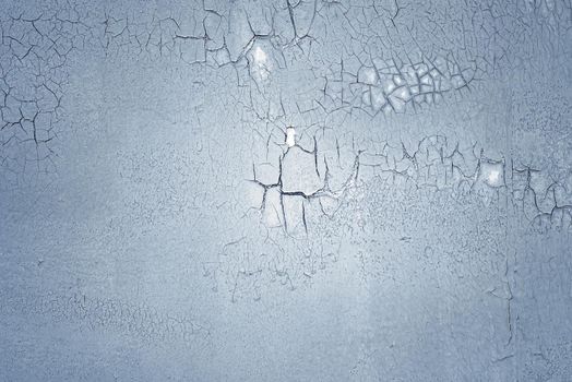 Grunge concrete cement wall with crack painting on industrial building