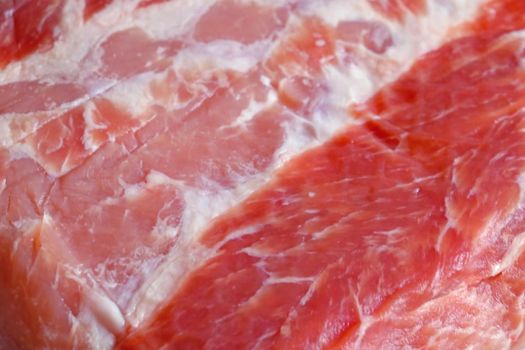 Close-up on a piece of meat on the table. Texture