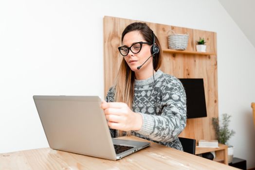 Callcenter Agent Working From Home, Student Preparing For Examinations