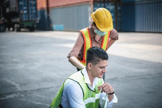 Coronavirus Covid-19 Epidemic Impact Unemployed of Labor, Man Worker Feeling Hopeless after He Company Lay-Off From Covid19 Crisis. Business Downturn From Coronavirus Situation and Unemployment