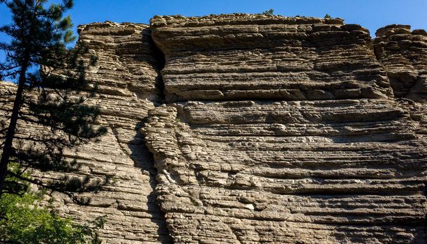 Rocks of Mount Taraktash on the southern coast of Crimea.