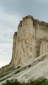 Natural landscape with a view of the White Rock. Belogorsk, Crimea