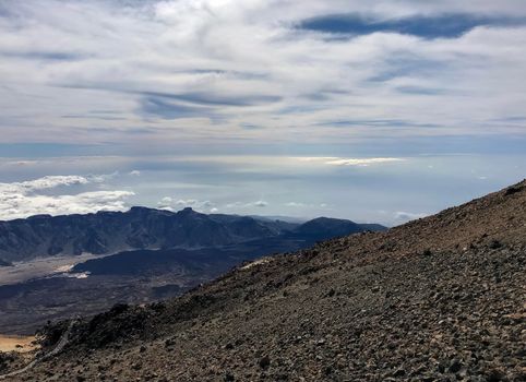 Tof of Teide volcano (Tenerife, Canary Islands - Spain). High quality photo
