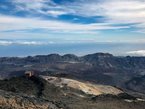 Tof of Teide volcano (Tenerife, Canary Islands - Spain). High quality photo