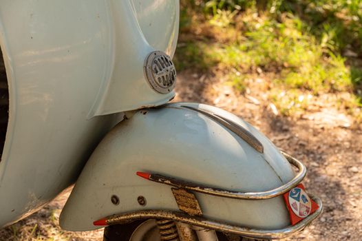 terni ,italy JULY 02 2021 :vespa 50 special vintage piaggio