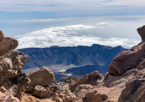 Tof of Teide volcano (Tenerife, Canary Islands - Spain). High quality photo