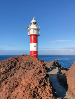 lighthouse in Atlantic Ocean Tenerife. High quality photo