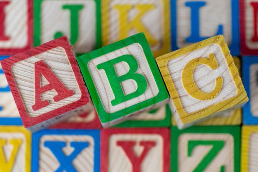 ABC alphabet block in other block
