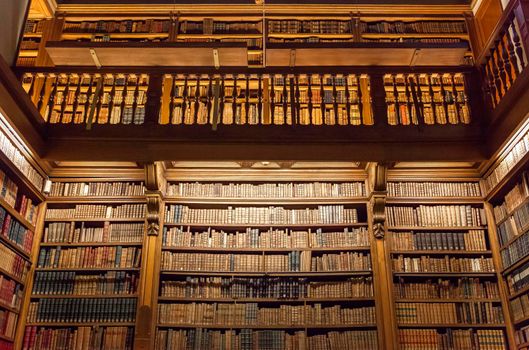 The library at the french national assembly is a public building open to the public
pictures are allowed for editorial