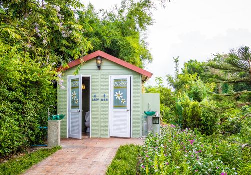 toilet at the park