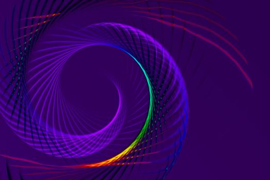 Colorful  spiral lines background pattern