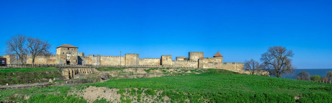 24.04.2021. Bilhorod-Dnistrovskyi or Akkerman fortress, Odessa region, Ukraine, on a sunny spring morning