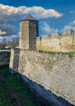 24.04.2021. Bilhorod-Dnistrovskyi or Akkerman fortress, Odessa region, Ukraine, on a sunny spring morning