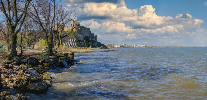 24.04.2021. Bilhorod-Dnistrovskyi or Akkerman fortress, Odessa region, Ukraine, on a sunny spring morning