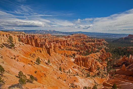 View over Bryce Canyon National Park from the Rim Trail.