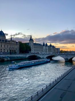 Panoramic view of Paris. High quality photo