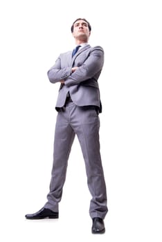 Businessman isolated on the white background
