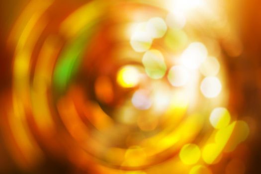 Colorful blur bokeh light motion new year background.