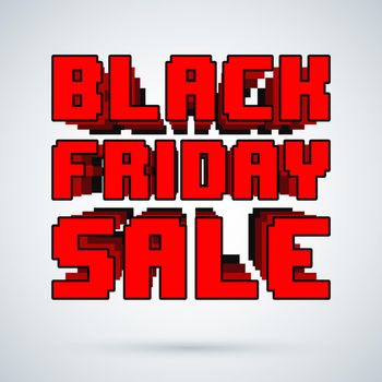 Black Friday Sale design poster. Vector illustration.