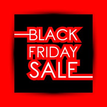 Black Friday Sale design poster. Vector illustration.