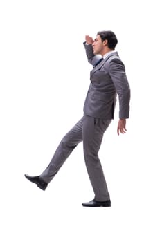 Businessman isolated on the white background