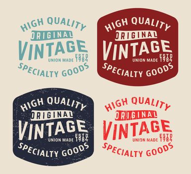 T-shirt print design. Original vintage stamp. Printing and badge applique label t-shirts, jeans, casual wear. Vector illustration.