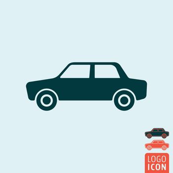 Car icon. Car symbol. Automobile icon isolated. Vector illustration