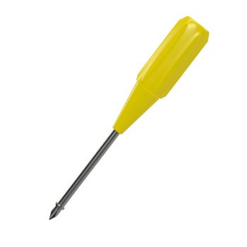 Screwdriver isolated on a white background. 3D rendering