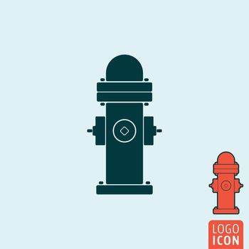 Fire hydrant icon. Fire hydrant symbol. Dry barrel hydrant icon isolated. Vector illustration