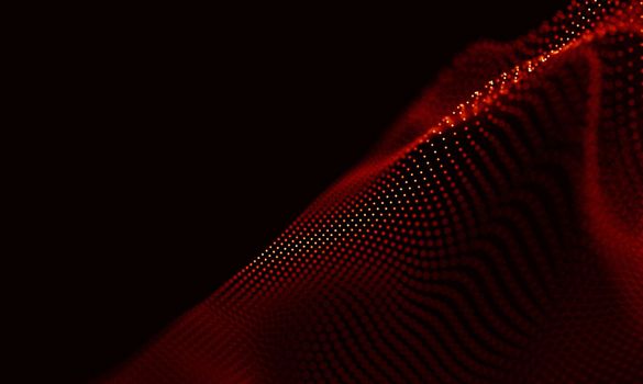 Abstract Black Geometrical Background . Connection structure. Science background. Futuristic Technology HUD Element . onnecting dots and lines . Big data visualization and Business .