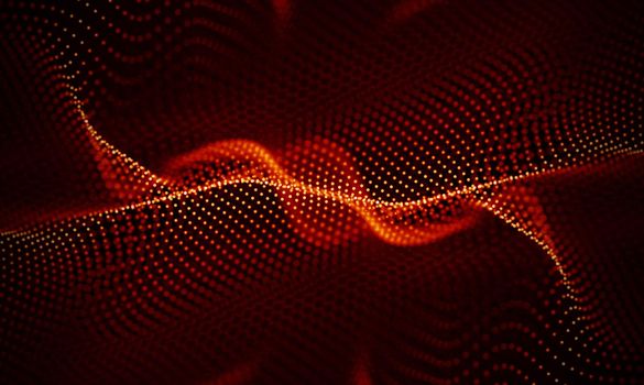 Abstract Black Geometrical Background . Connection structure. Science background. Futuristic Technology HUD Element . onnecting dots and lines . Big data visualization and Business .
