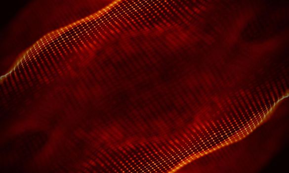 Abstract Black Geometrical Background . Connection structure. Science background. Futuristic Technology HUD Element . onnecting dots and lines . Big data visualization and Business .