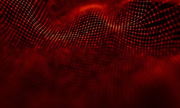 Abstract Black Geometrical Background . Connection structure. Science background. Futuristic Technology HUD Element . onnecting dots and lines . Big data visualization and Business .
