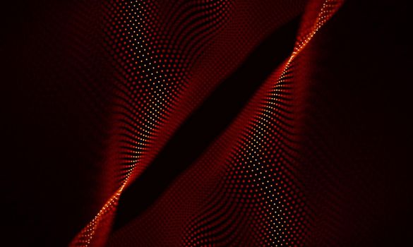Abstract Black Geometrical Background . Connection structure. Science background. Futuristic Technology HUD Element . onnecting dots and lines . Big data visualization and Business .
