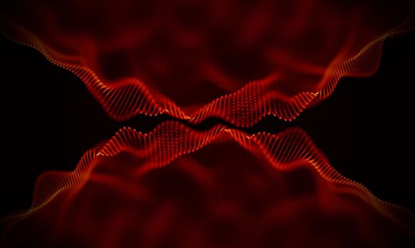 Abstract Black Geometrical Background . Connection structure. Science background. Futuristic Technology HUD Element . onnecting dots and lines . Big data visualization and Business .