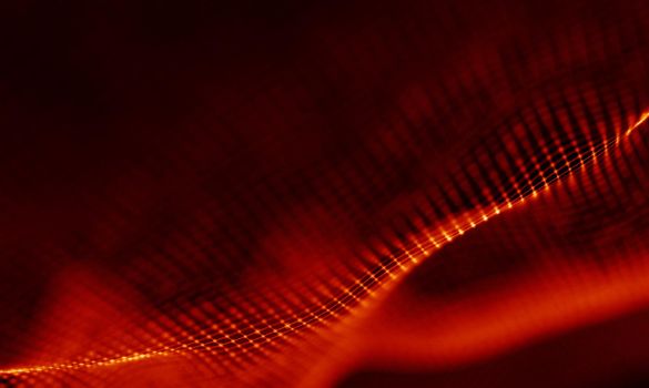 Abstract Black Geometrical Background . Connection structure. Science background. Futuristic Technology HUD Element . onnecting dots and lines . Big data visualization and Business .
