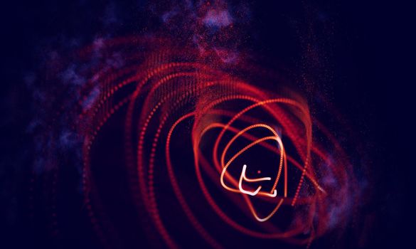 Abstract Black Geometrical Background . Connection structure. Science background. Futuristic Technology HUD Element . onnecting dots and lines . Big data visualization and Business .
