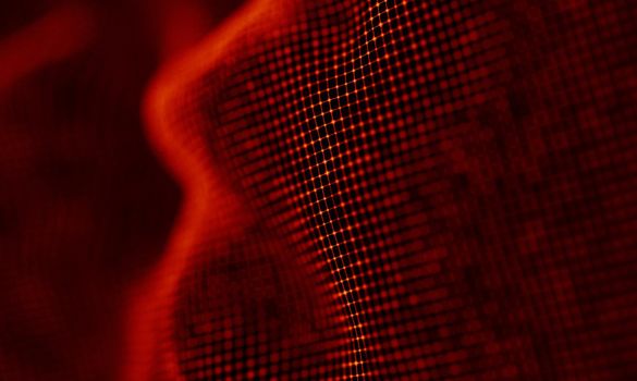 Abstract Black Geometrical Background . Connection structure. Science background. Futuristic Technology HUD Element . onnecting dots and lines . Big data visualization and Business .