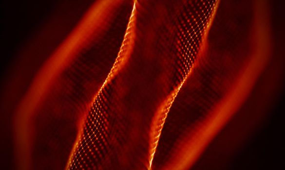 Abstract Black Geometrical Background . Connection structure. Science background. Futuristic Technology HUD Element . onnecting dots and lines . Big data visualization and Business .